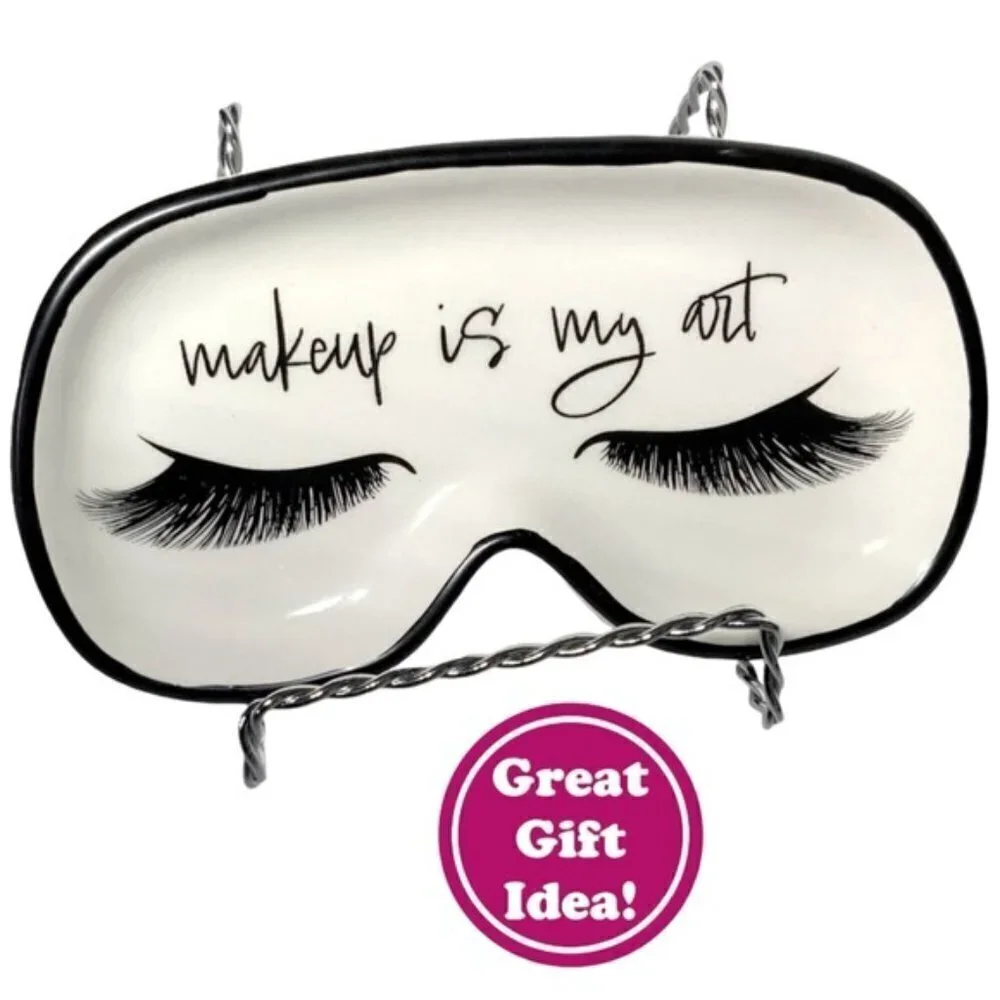 Trinket Tray Multipurpose for Jewelry Eyeglass Makeup Keys This and That Storage